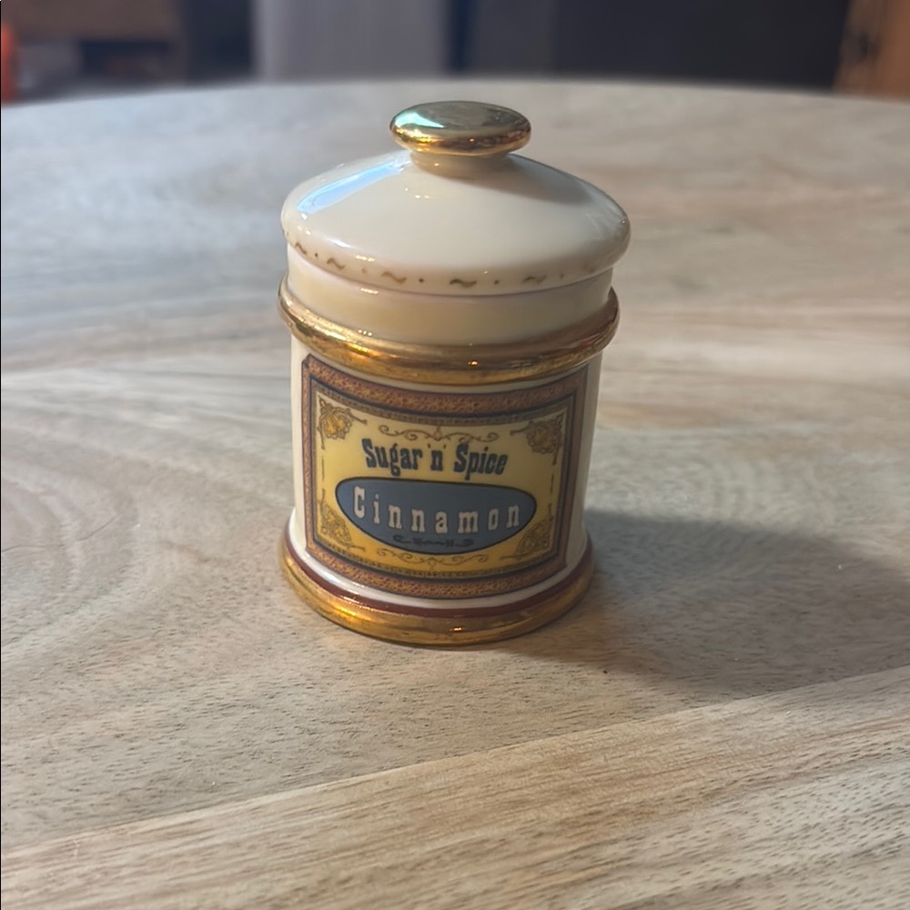 Vintage Sugar and Spice Cinnamon Jar
